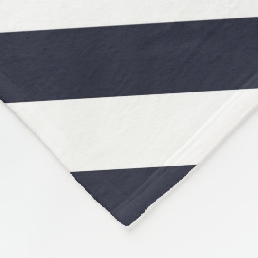 Zickzack Monogramm Fleecedecke (Ecke)