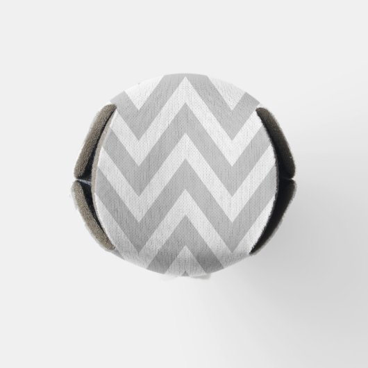 Zickzack Monogramm, grau und rosa Flaschenkühler (Unterseite)