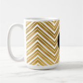 Zickzack Monogramm Kaffeetasse (Links)