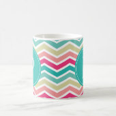Zickzack Monogramm Kaffeetasse (Mittel)