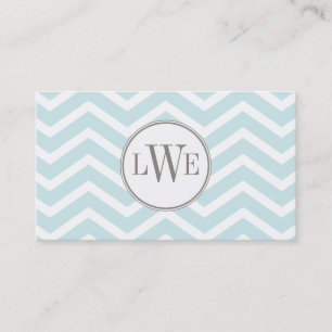 Zickzack Monogramm-nennende Karte