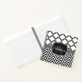 Zickzack Monogramm Notizblock (Innenseite)
