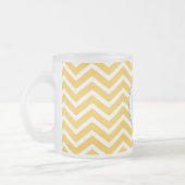 Zickzack Monogramm-Tasse Mattglastasse (Links)