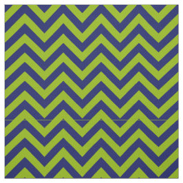 Zickzack Muster 12I der Apfelgrüne Navy Blue LG Stoff