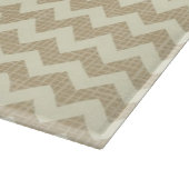 Zickzack Muster 2 Schneidebrett (Ecke)