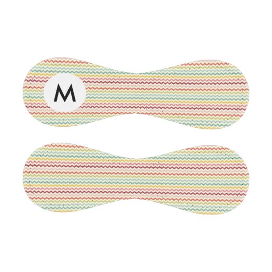 Zickzack Muster 4 für Monogramm Baseball (Paneele)