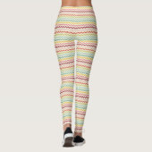 Zickzack Muster 4 Leggings (Rückseite)