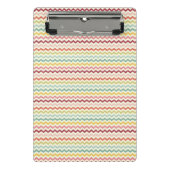 Zickzack Muster 4 Mini Klemmbrett (Vorderseite)