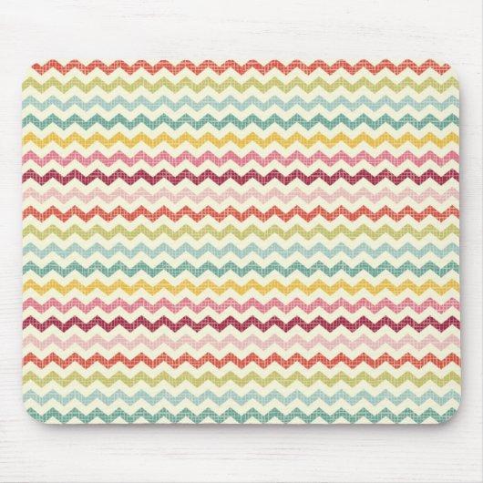 Zickzack Muster 4 Mousepad (Vorne)