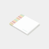 Zickzack Muster 4 Post-it Klebezettel (angewinkelt)