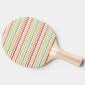 Zickzack Muster 4 Tischtennis Schläger (Seitenansicht)
