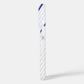 Zickzack Muster auf weißem Hintergrund Case-Mate iPhone Hülle (Rückseite / Links)