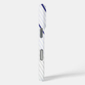 Zickzack Muster auf weißem Hintergrund Case-Mate iPhone Hülle (Rückseite / Rechts)