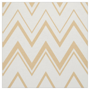 Zickzack Muster aus neutralem Gold Stoff