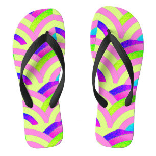 Zickzack Muster Badesandalen