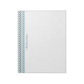 Zickzack Muster Benutzerdefiniertes Trendy Notepad Notizblock (Rotiert)