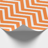 Zickzack Muster der Herbstsaison Geschenkpapier (Ecke)