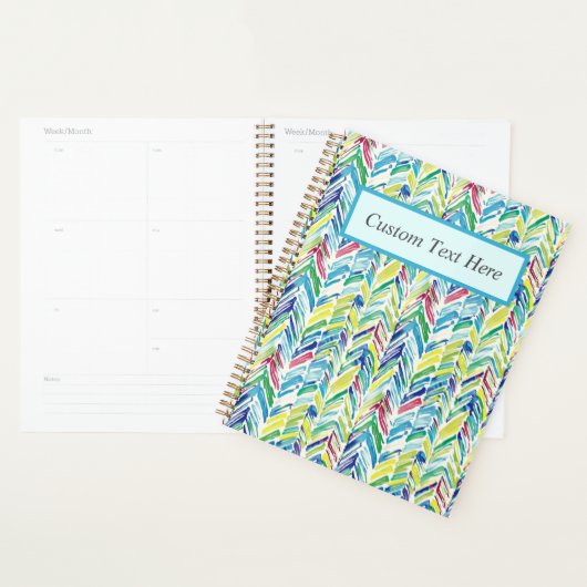 Zickzack Muster der Wasserfarbe mit feinem Pinsel Planer (Anzeige)