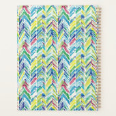 Zickzack Muster der Wasserfarbe mit feinem Pinsel Planer (Rückseite)