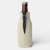 Zickzack Muster Flaschenkühler (Flasche Rückseite)