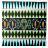 Zickzack Muster Fliese (Vorderseite)