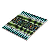 Zickzack Muster Fliese (Seite)