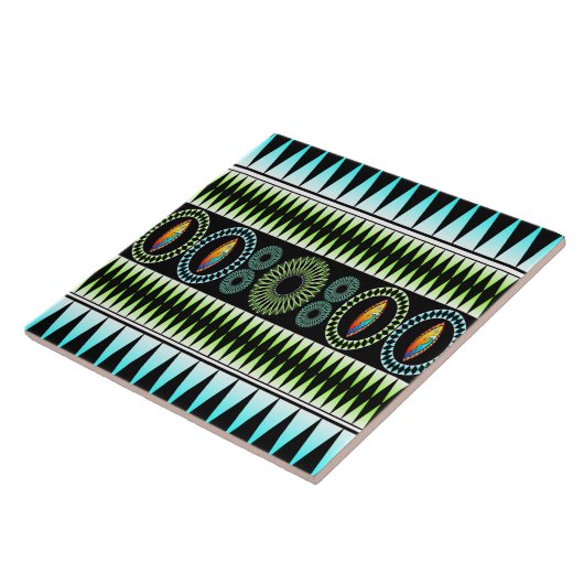 Zickzack Muster Fliese (Seite)