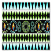 Zickzack Muster Fotodruck (Vorne)