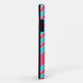 Zickzack Muster für Aqua und Pink Case-Mate iPhone Hülle (Hinten/Rechts)