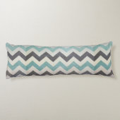 Zickzack Muster für Metallgewebe von Shirley Taylo Seitenschläferkissen (Rückseite)