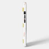 Zickzack Muster für weiche Wasserfarbe Case-Mate iPhone Hülle (Rückseite / Links)