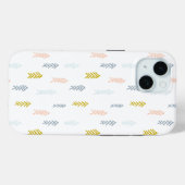 Zickzack Muster für weiche Wasserfarbe Case-Mate iPhone Hülle (Rückseite (Horizontal))