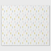 Zickzack Muster für weiche Wasserfarbe Geschenkpapier (Flach)