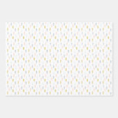 Zickzack Muster für weiche Wasserfarbe Geschenkpapier Set (Vorderseite 3)