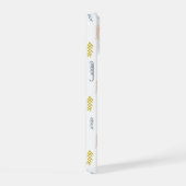 Zickzack Muster für weiche Wasserfarbe iPhone 15 Hülle (Rechte Seite)