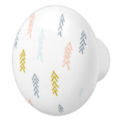 Zickzack Muster für weiche Wasserfarbe Keramikknauf (Rechts)