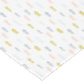 Zickzack Muster für weiche Wasserfarbe Tischdecke (Schrägansicht)