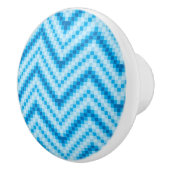 Zickzack Muster-Hintergrund Keramikknauf (Rechts)