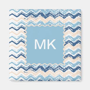 Zickzack Muster im Pazifischen Ozean Magnet