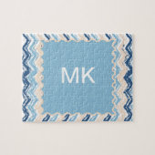 Zickzack Muster im Pazifischen Ozean Puzzle (Horizontal)