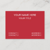 Zickzack Muster in grün Visitenkarte (Rückseite)