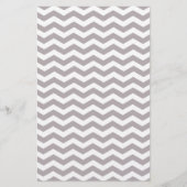 Zickzack Muster in Light Gray & White Zigzag (Vorderseite)