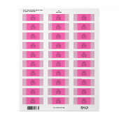 Zickzack Muster in Pink und Grau (Vorne)