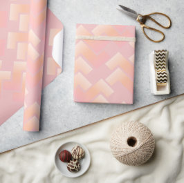 Zickzack Muster in weichem Pastell Geschenkpapier