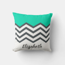 Zickzack Muster Kissen