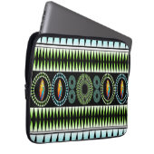 Zickzack Muster Laptopschutzhülle (Vorne Rechts)