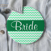 Zickzack Muster; Minzgrün Button (Beispiel)