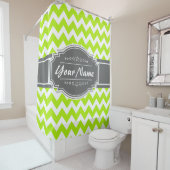 Zickzack Muster Personalisierter Duschvorhang #5 (Beispiel)