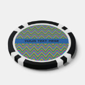 Zickzack Muster-Poker-Chips Pokerchips (Einzeln)