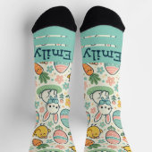 Zickzack Muster Socken (Oben)